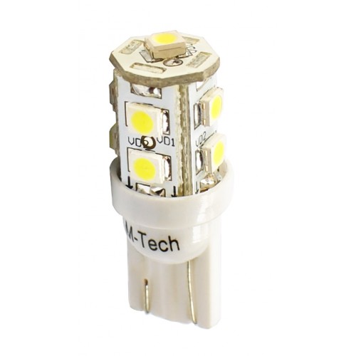 Blister 2 ampoules à LED S25 BaY15d P21/5W - 12V - 1.20W - 19 x SMD2835 -  Blanc - SARL Difag