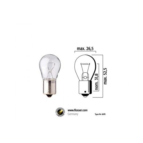 Ampoules Flosser 12V 2W W5W 2,1x9,5D (x10) - Pièces Electrique sur La  Bécanerie